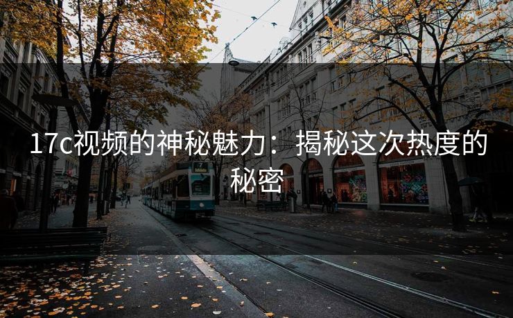 17c视频的神秘魅力：揭秘这次热度的秘密