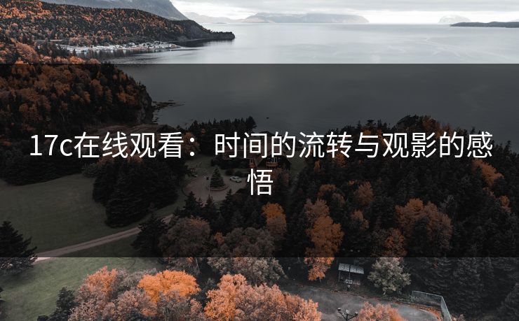 17c在线观看:时间的流转与观影的感悟 17c在线观看:时间的流转与观影的感悟