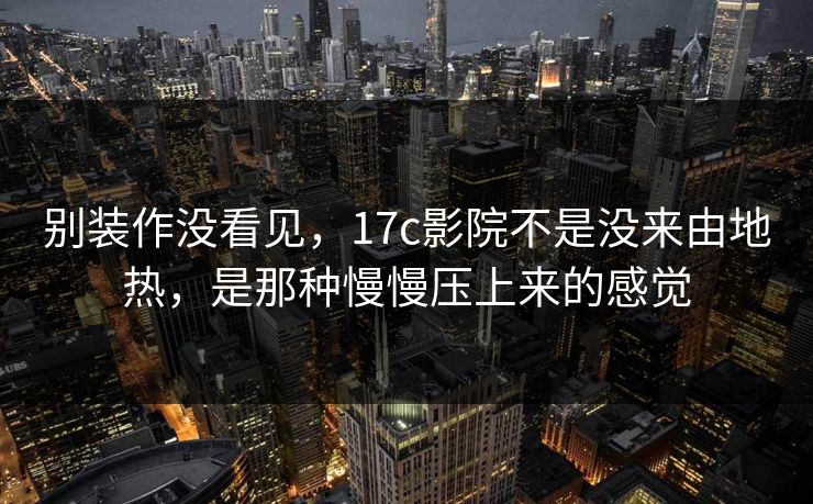 别装作没看见,<strong>17C</strong>影院不是没来由地热,是那种慢慢压上来的感觉
